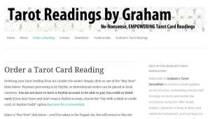 Screenshot of Order Page